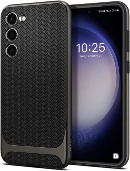 Spigen Galaxy S23 Plus ile Uyumlu Kılıf Neo Hybrid Gunmetal