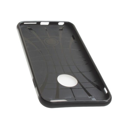 iPhone 6S Plus/6 Plus ile Uyumlu Double Hard Koruma Kılıfı Light Silver