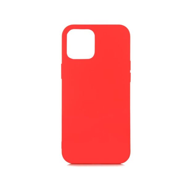 iPhone 12 ile Uyumlu Cappy Silikon Kılıf (6.7'') Turuncu