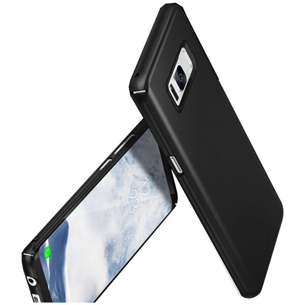 Ringke Slim Galaxy S8 Plus ile Uyumlu Kılıf SF Black