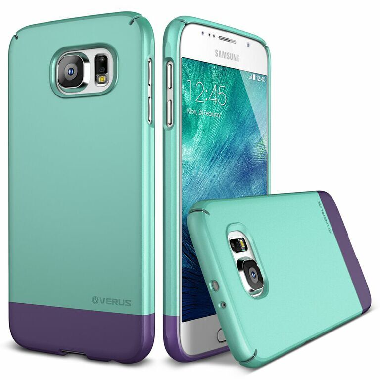 Verus Galaxy S6 ile Uyumlu Case 2Link Kılıf Mint Berry