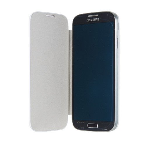 Anymode i9500 Galaxy S4 ile Uyumlu Kickstand Folio Kılıf Beyaz