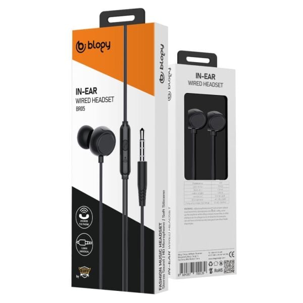 Buff Blogy BR05 Kulakiçi Kulaklık Black