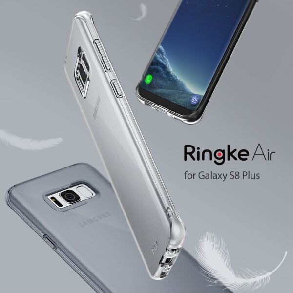 Ringke Air Galaxy S8 Plus ile Uyumlu Kılıf Clear
