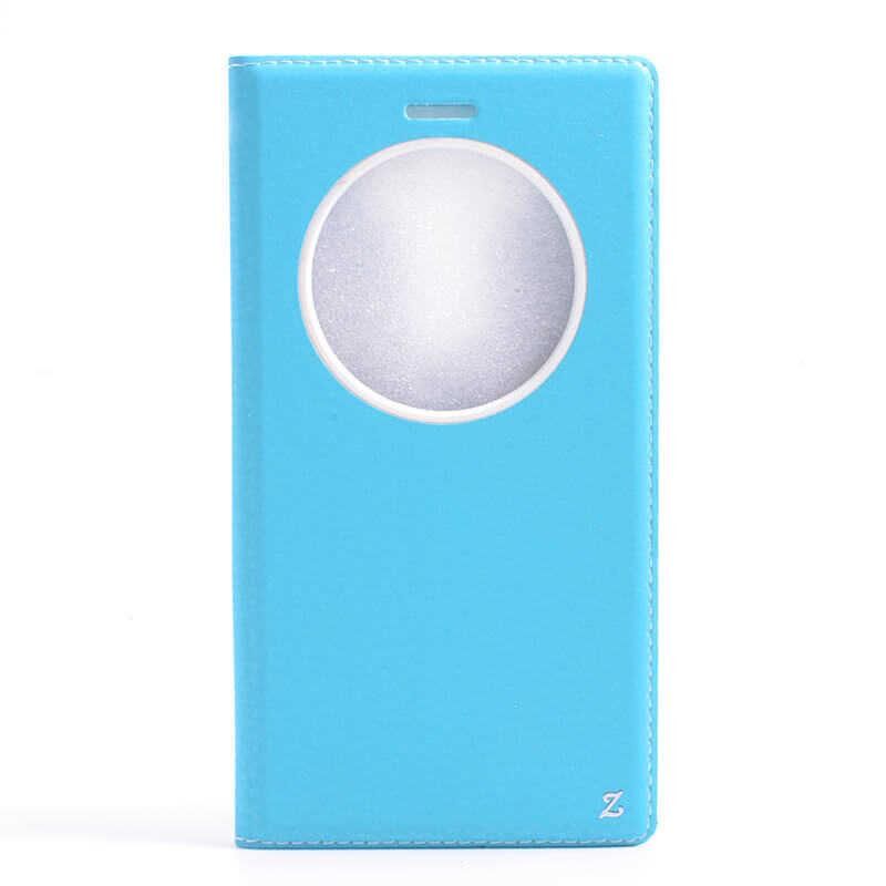 Zore G4 Beat ile Uyumlu Dolce Serisi Kapaklı Kılıf Turkuaz