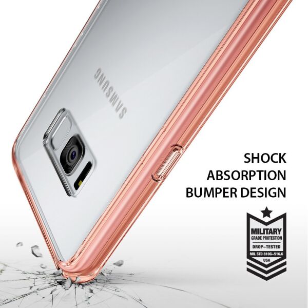 Ringke Fusion Galaxy S8 Plus ile Uyumlu Kılıf Crystal Clear