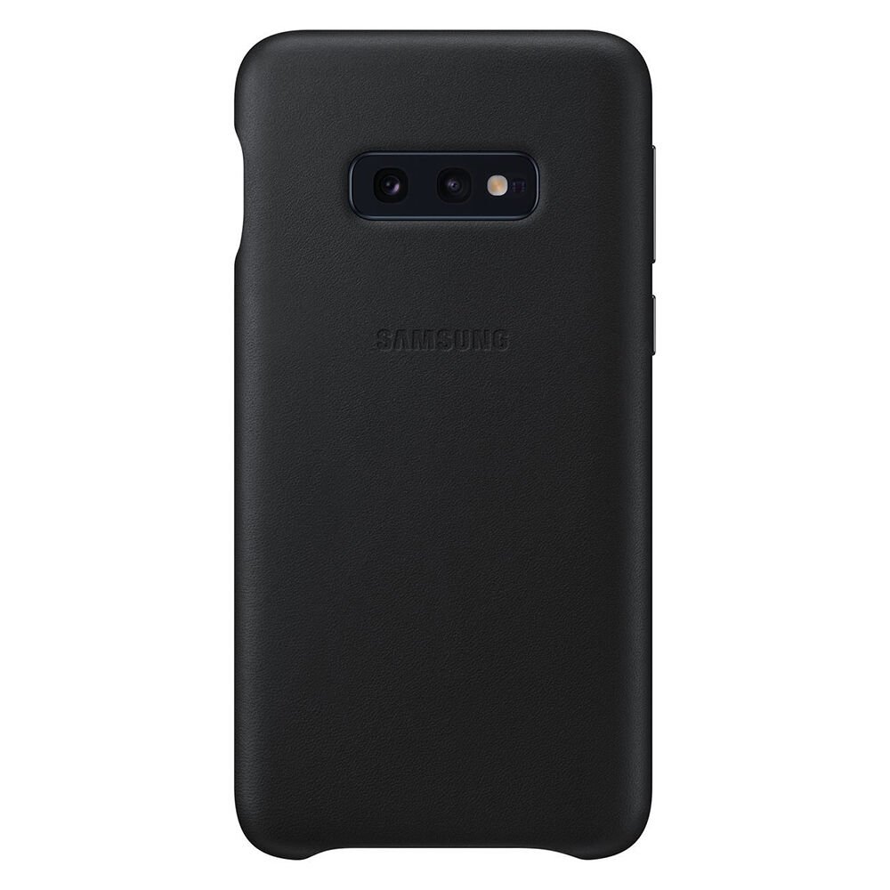 Galaxy S10e ile Uyumlu Kılıf Leather Cover Siyah EF-VG970LBEGWW