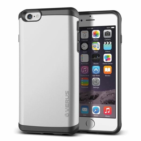 Verus iPhone 6 Plus/6S Plus ile Uyumlu Damda Veil Kılıf Light Silver
