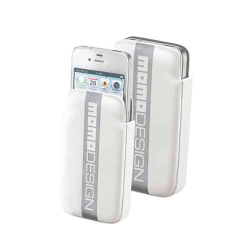 Cellular Line iPhone 4/4S ile Uyumlu Momo Desing Kese Kılıf Beyaz SLIPHONE4SW (Outlet)