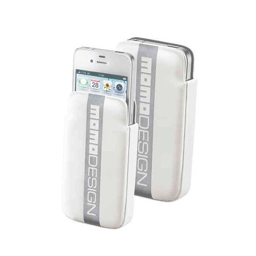 Cellular Line iPhone 4/4S ile Uyumlu Momo Desing Kese Kılıf Beyaz SLIPHONE4SW (Outlet)