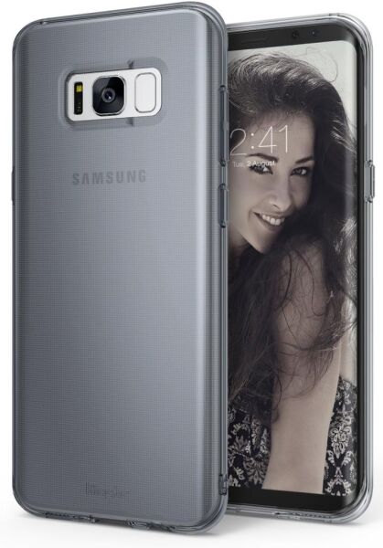 Ringke Air Galaxy S8 Plus ile Uyumlu Kılıf Smoke Black