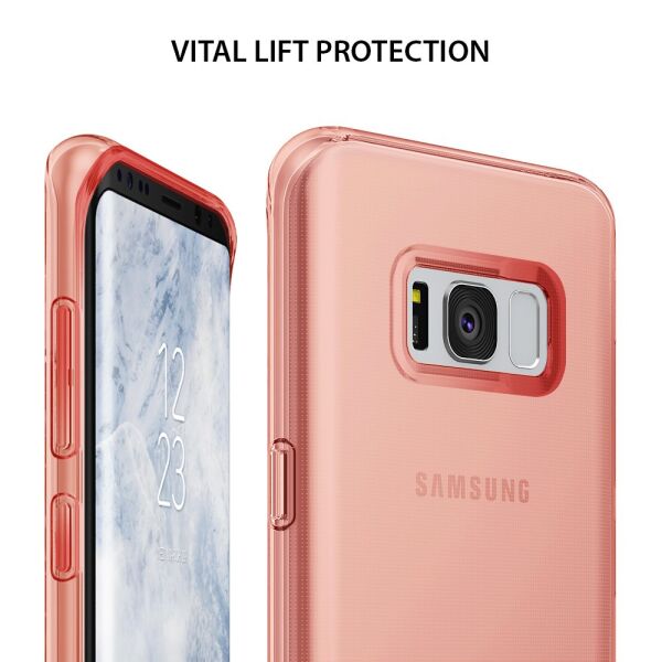 Ringke Air Galaxy S8 Plus ile Uyumlu Kılıf Smoke Black