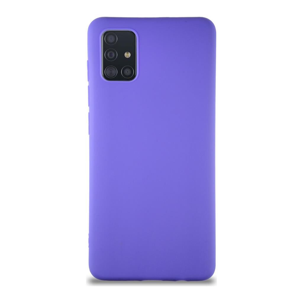 Galaxy M31S ile Uyumlu Cappy Silikon Kılıf Mor