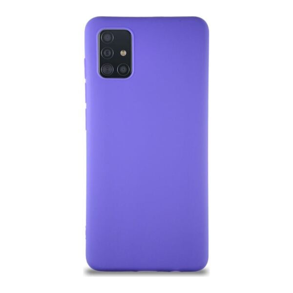 Galaxy M31S ile Uyumlu Cappy Silikon Kılıf Mor