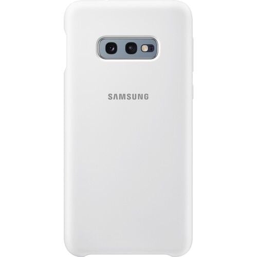 Galaxy S10e ile Uyumlu Kılıf Silicone Cover Beyaz EF-PG970