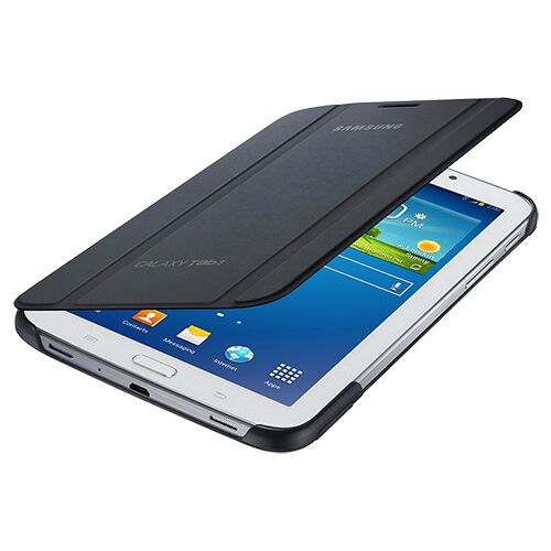 Galaxy Tab 3 7.0'' T210 ile Uyumlu Bookcover Kılıf Siyah EF-BT210BSEGWW