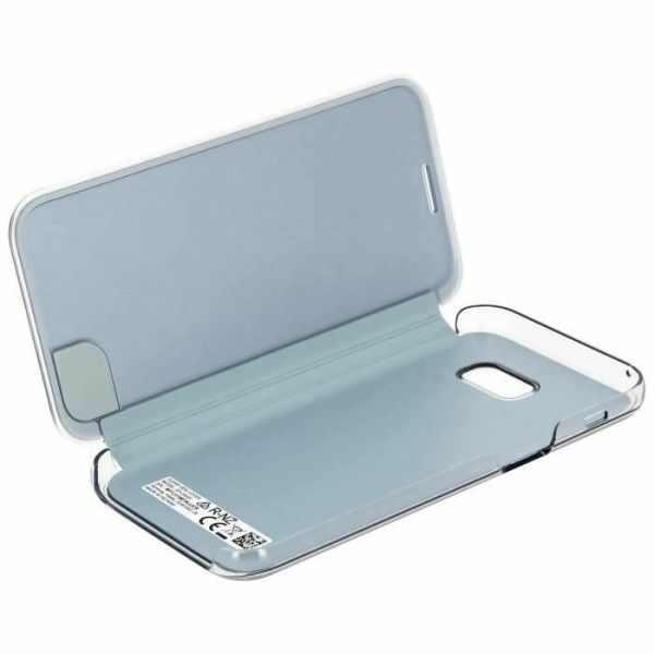 Galaxy A5(2017) ile Uyumlu Clear View Kılıf Mavi EF-ZA520CLEGWW