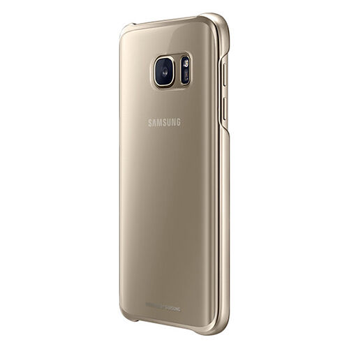 Galaxy S7 ile Uyumlu Clear Back Cover Kılıf Altın EF-QG930CFEGWW