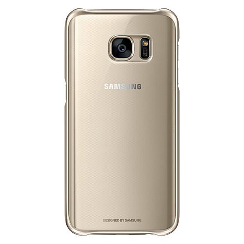 Galaxy S7 ile Uyumlu Clear Back Cover Kılıf Altın EF-QG930CFEGWW