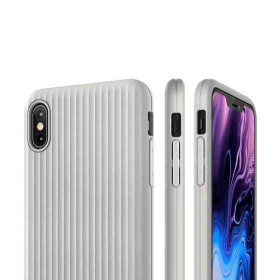 VRS iPhone Xs Max ile Uyumlu Single Fit Kılıf Gray