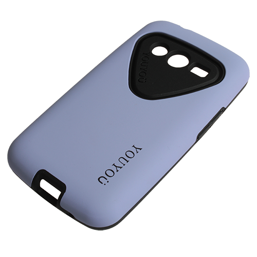 Galaxy Ace 4 G313 ile Uyumlu Kılıf Silikonlu Ultra Koruma Lila