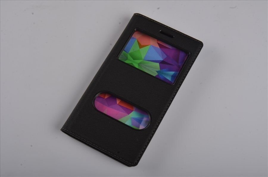 Jopus Xperia X ile Uyumlu Suni Deri KK-147 Kapaklı Koruma Kılıfı Siyah