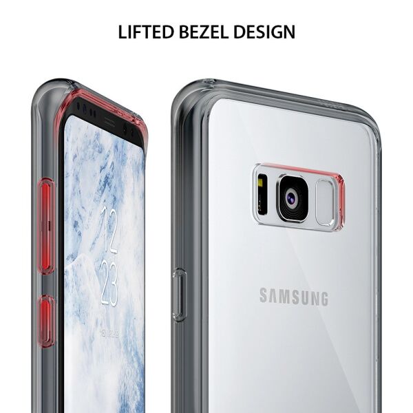 Ringke Fusion Galaxy S8 ile Uyumlu Kılıf Smoke Black