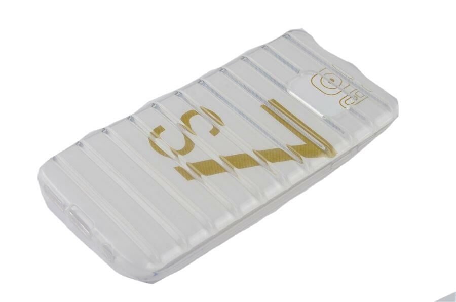 Jopus Galaxy S7 ile Uyumlu Silikon Tirtikli Arka Koruma Paneli Şeffaf SK-030