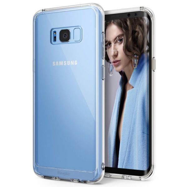 Ringke Fusion Galaxy S8 ile Uyumlu Kılıf Crystal Clear