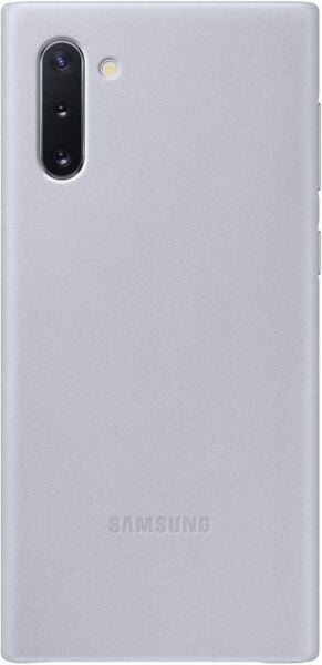 Galaxy Note 10 ile Uyumlu Deri Kılıf Gri EF-VN970LJEGWW