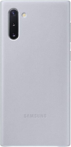 Galaxy Note 10 ile Uyumlu Deri Kılıf Gri EF-VN970LJEGWW