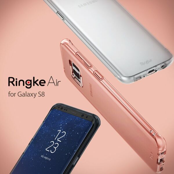 Ringke Air Galaxy S8 ile Uyumlu Kılıf Clear