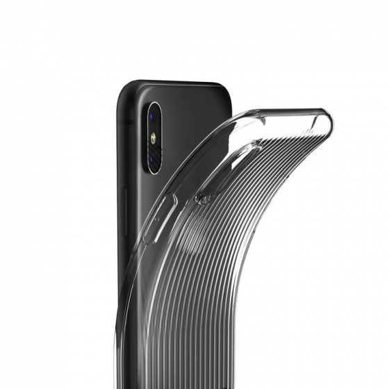 VRS iPhone Xs Max ile Uyumlu Crystal Fit Kılıf Clear
