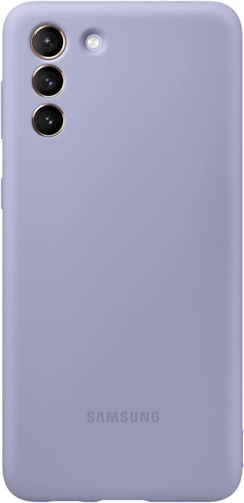 Galaxy S21 Plus ile Uyumlu Silikon Kılıf Mor EF-PG996TVEGWW