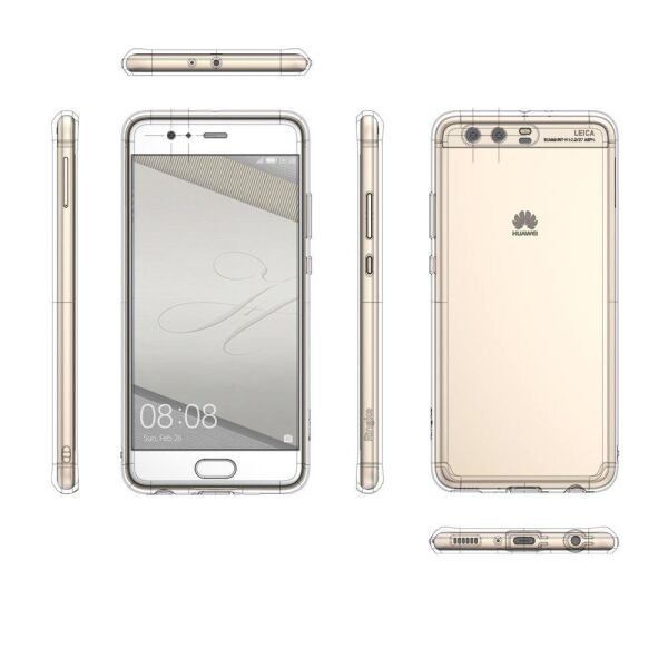 Ringke Fusion P10 Plus ile Uyumlu Kılıf Smoke Black