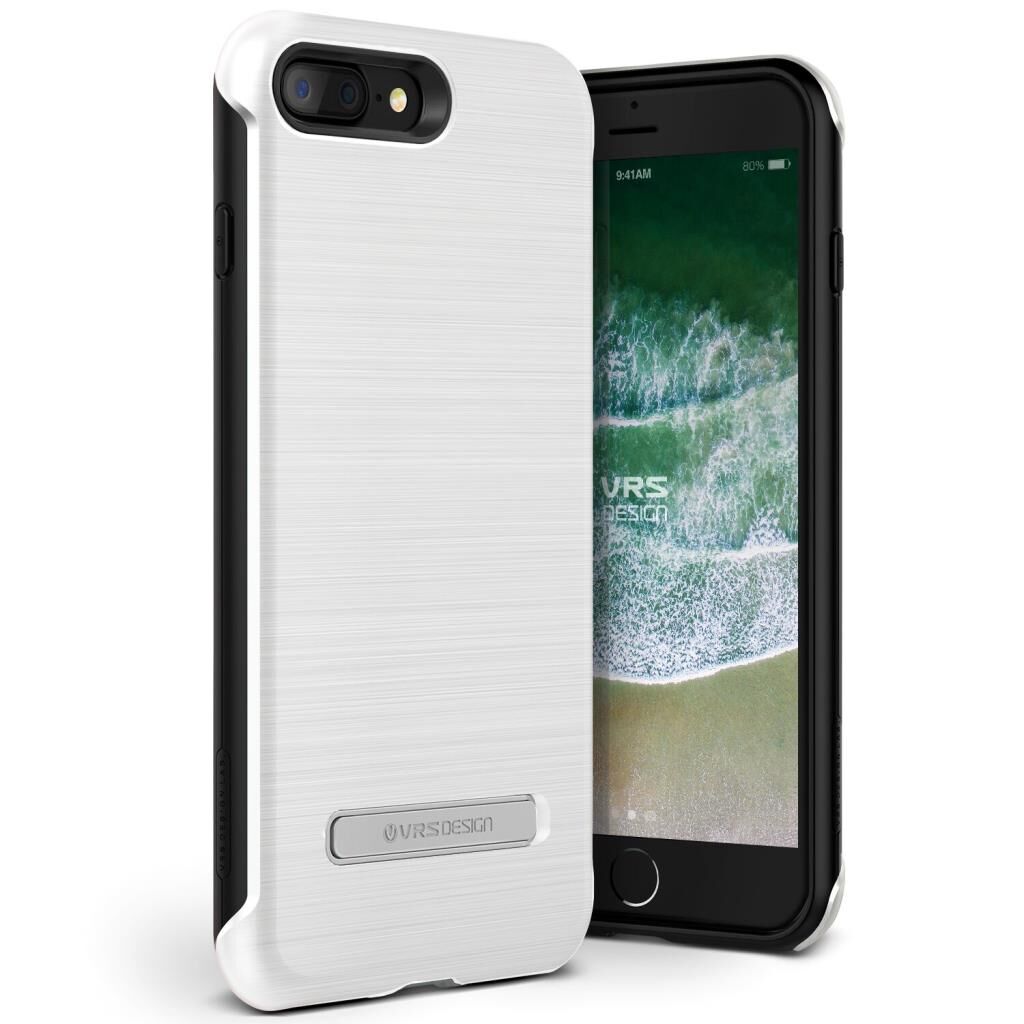 VRS iPhone 8 Plus/7 Plus ile Uyumlu New Duo Guard Kılıf Cream White