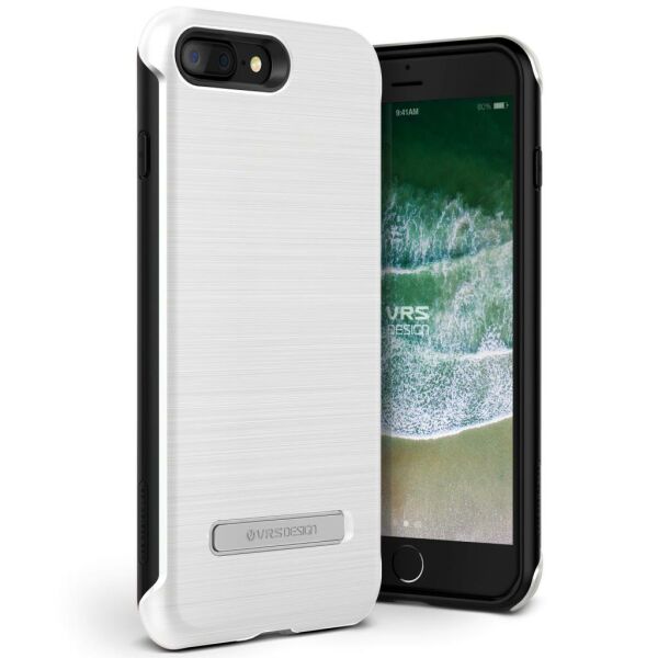 VRS iPhone 8 Plus/7 Plus ile Uyumlu New Duo Guard Kılıf Cream White