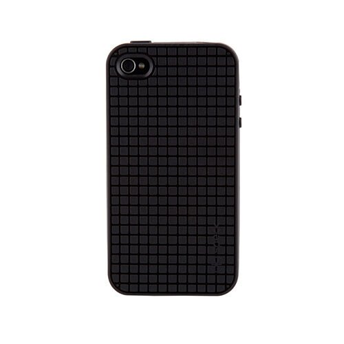 Speck iPhone 4S/4 ile Uyumlu PixelSkin HD Silikon Kılıf Siyah