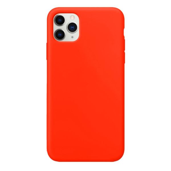 Buff iPhone 11 Pro Max ile Uyumlu Rubber Fit Kılıf Neon Orange