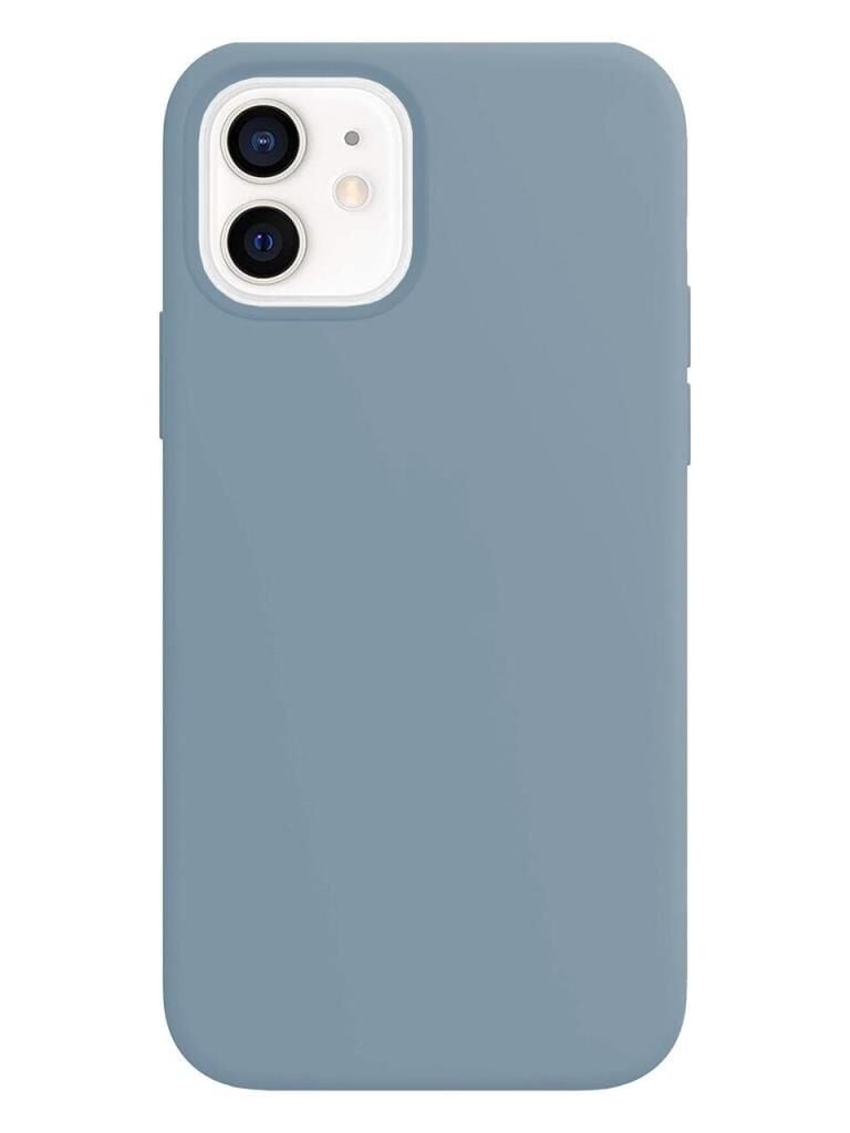 Buff iPhone 12 / 12 Pro ile Uyumlu Rubber S Kılıf Cornflower