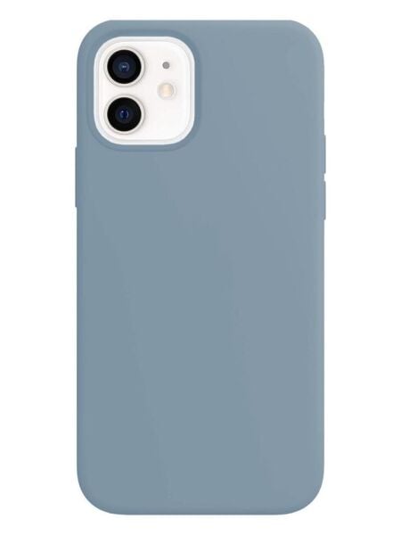 Buff iPhone 12 / 12 Pro ile Uyumlu Rubber S Kılıf Cornflower