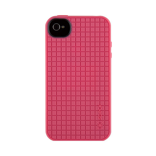 Speck iPhone 4S/4 ile Uyumlu PixelSkin HD Silikon Kılıf Pembe