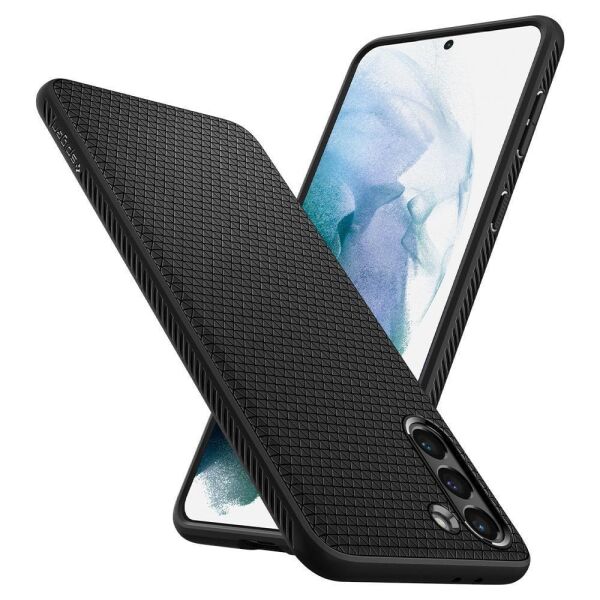 Spigen Galaxy S21 ile Uyumlu Kılıf Liquid Air Matte Black