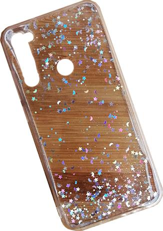 Redmi Note 8 ile Uyumlu Simli Ay Silikon Kılıf