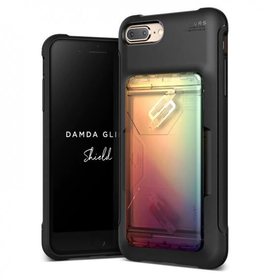 VRS Design iPhone 8 Plus ile Uyumlu Damda Shield Kılıf  Orange Purple