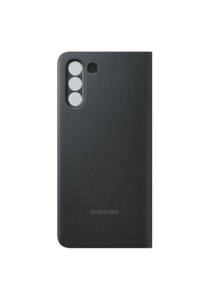 Galaxy S21 Plus ile Uyumlu Smart Clear View Kılıf-Siyah EF-ZG996CBEGTR