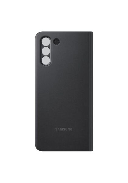 Galaxy S21 Plus ile Uyumlu Smart Clear View Kılıf-Siyah EF-ZG996CBEGTR