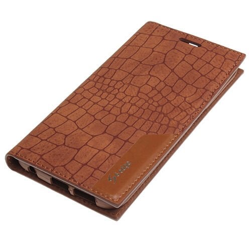 Galaxy S6 Edge ile Uyumlu Kılıf Rock Serisi Kapaklı Taba