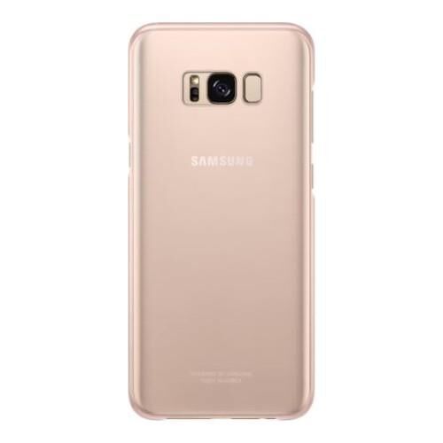 Galaxy S8+ ile Uyumlu Şeffaf Koruyucu Kılıf Pembe EF-QG955CPEGWW