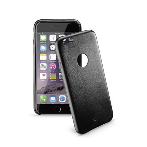 Cellular Line iPhone 6S Plus/6 Plus ile Uyumlu Class Suni Deri Kılıf Siyah CLASSIPH655K